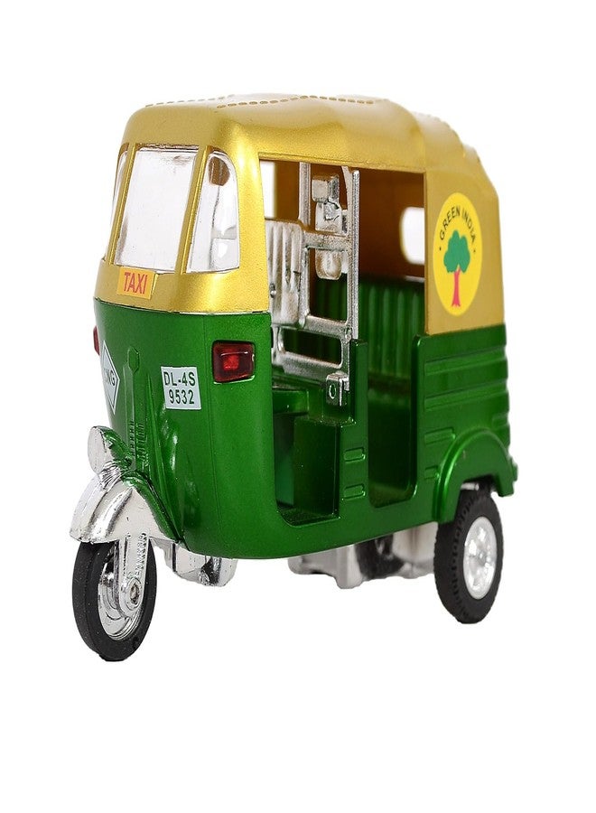 SKYWALK Plastic Pull Back Auto Rickshaw Toys (Multicolour, 36 Months) - Image 1